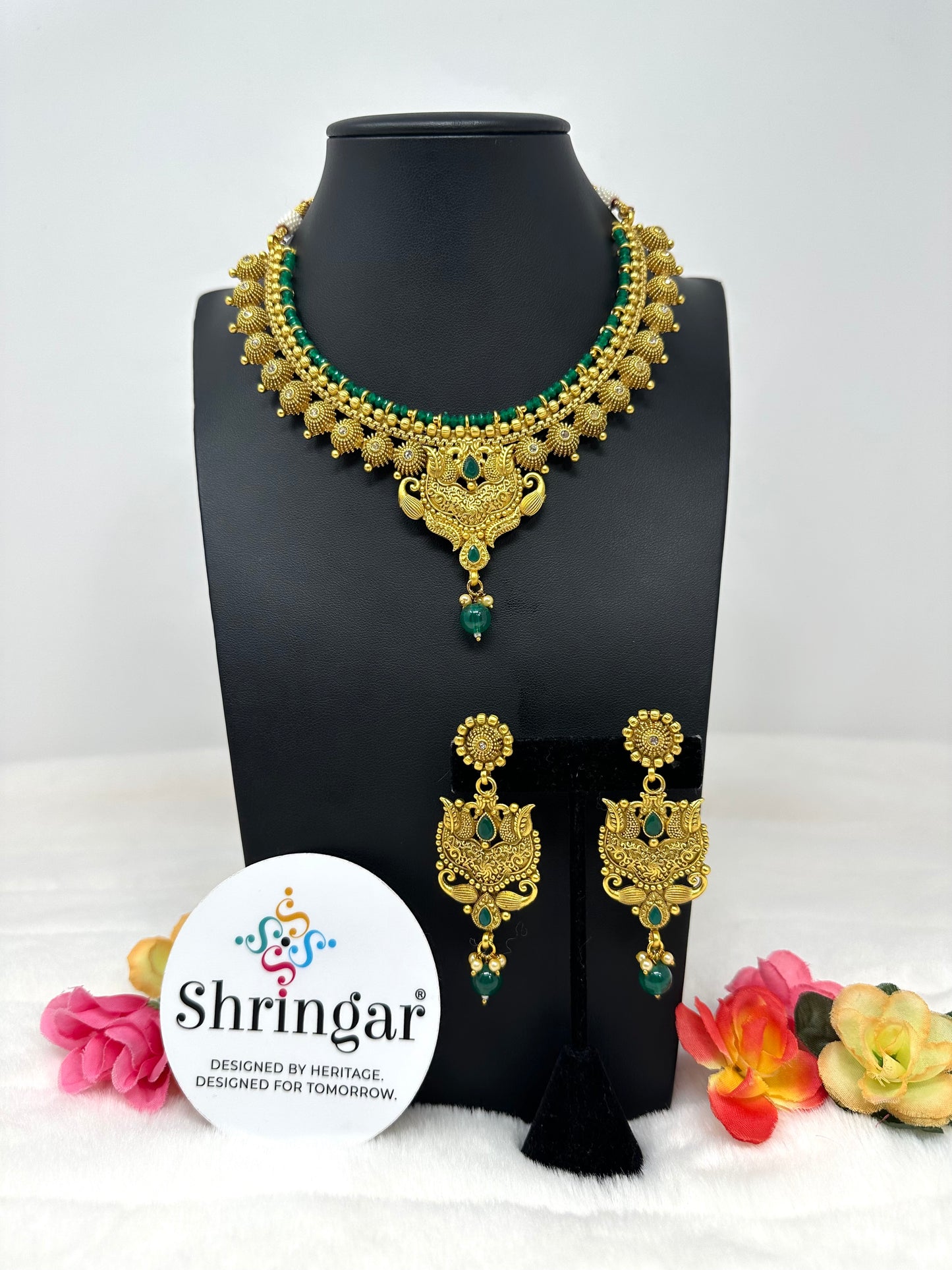 Gold Necklace Set