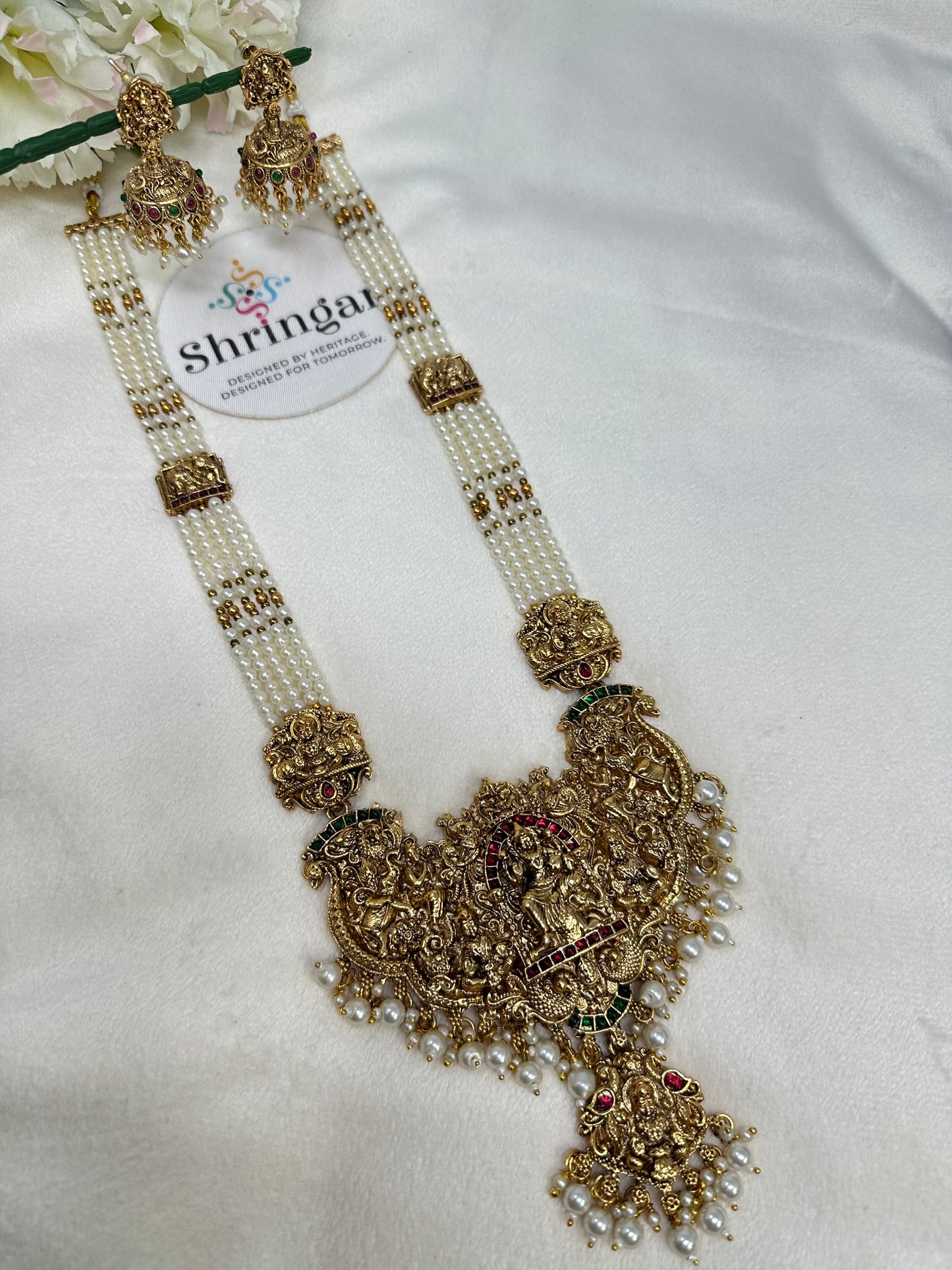 The Royal Lakshmi Pearl Haar Set