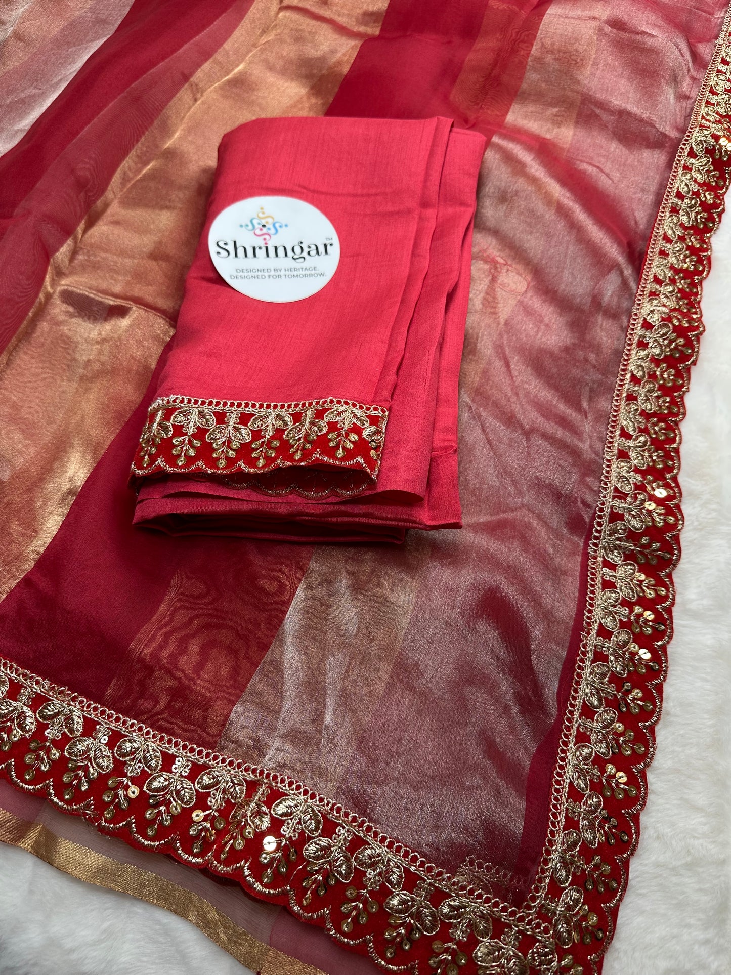 Pure Banarasi Tissue silk Saree