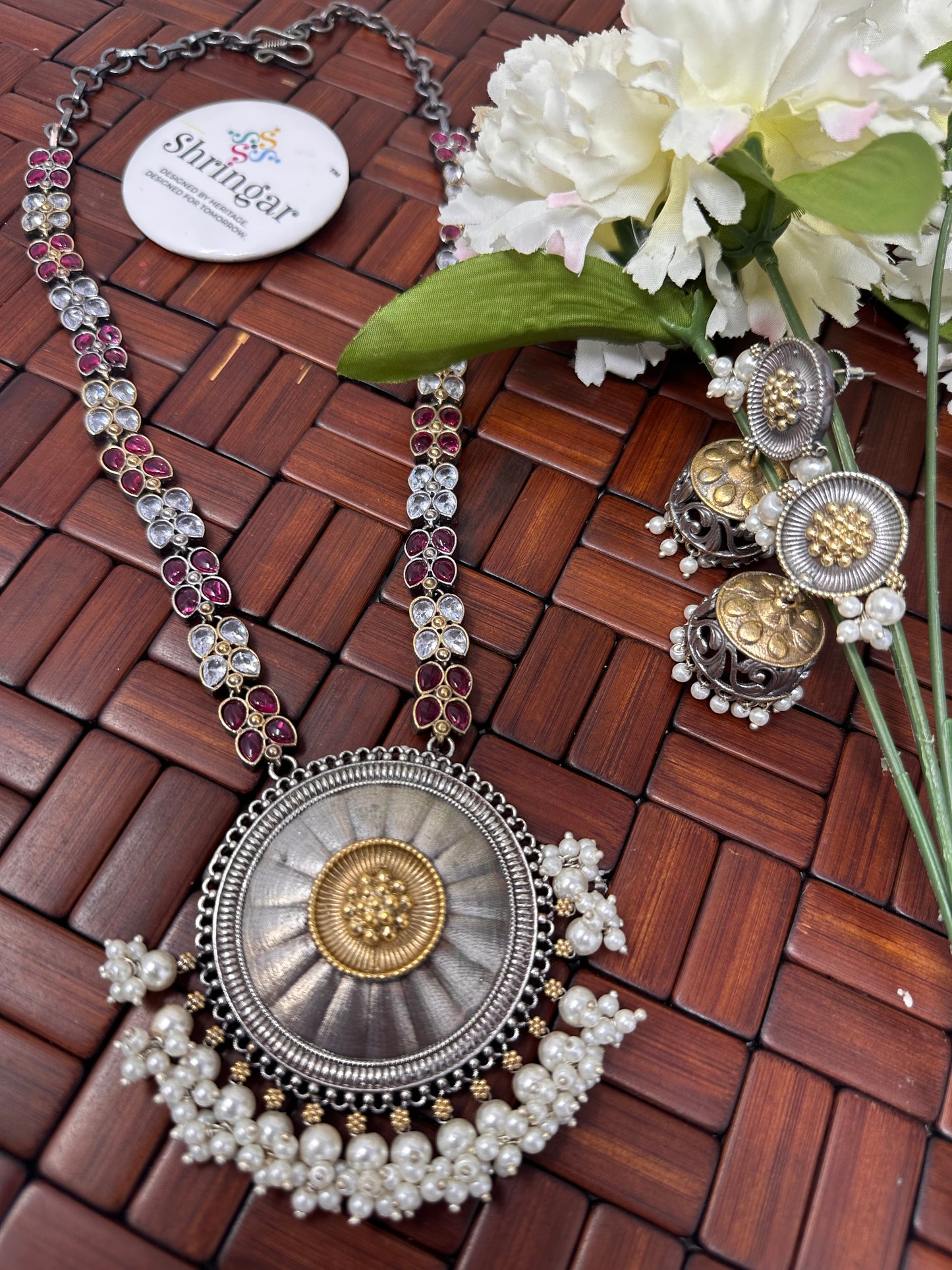 Bloom Dual tone Statement Set