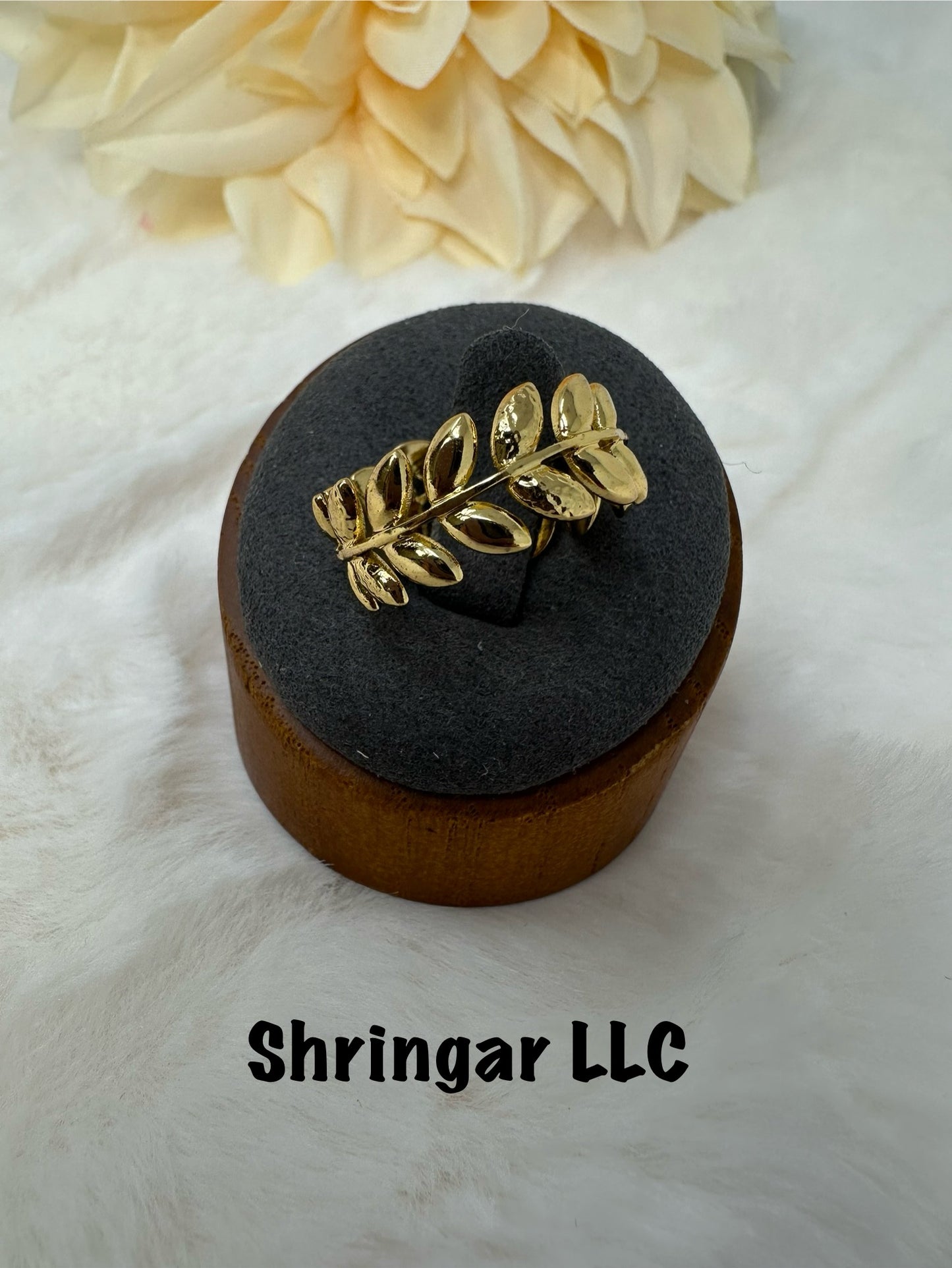 Anti tarnish Ring - Leaf