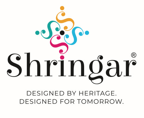 Shringar® LLC | DESIGNED BY HERITAGE. DESIGNED FOR TOMORROW. ™ logo