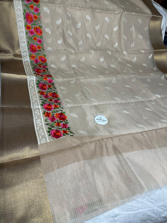 Zari Tissue Saree