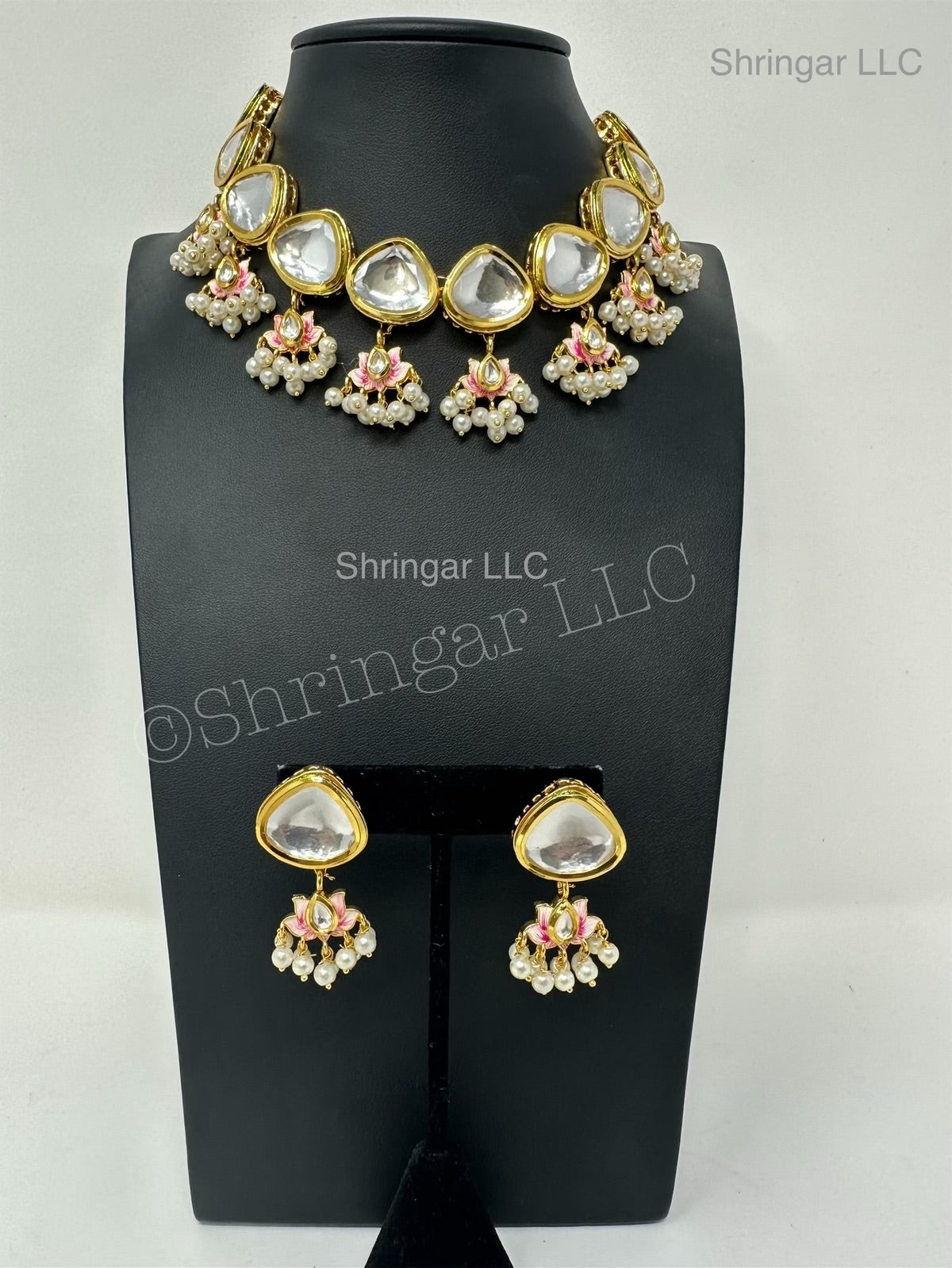 Kundan Necklace Earrings set