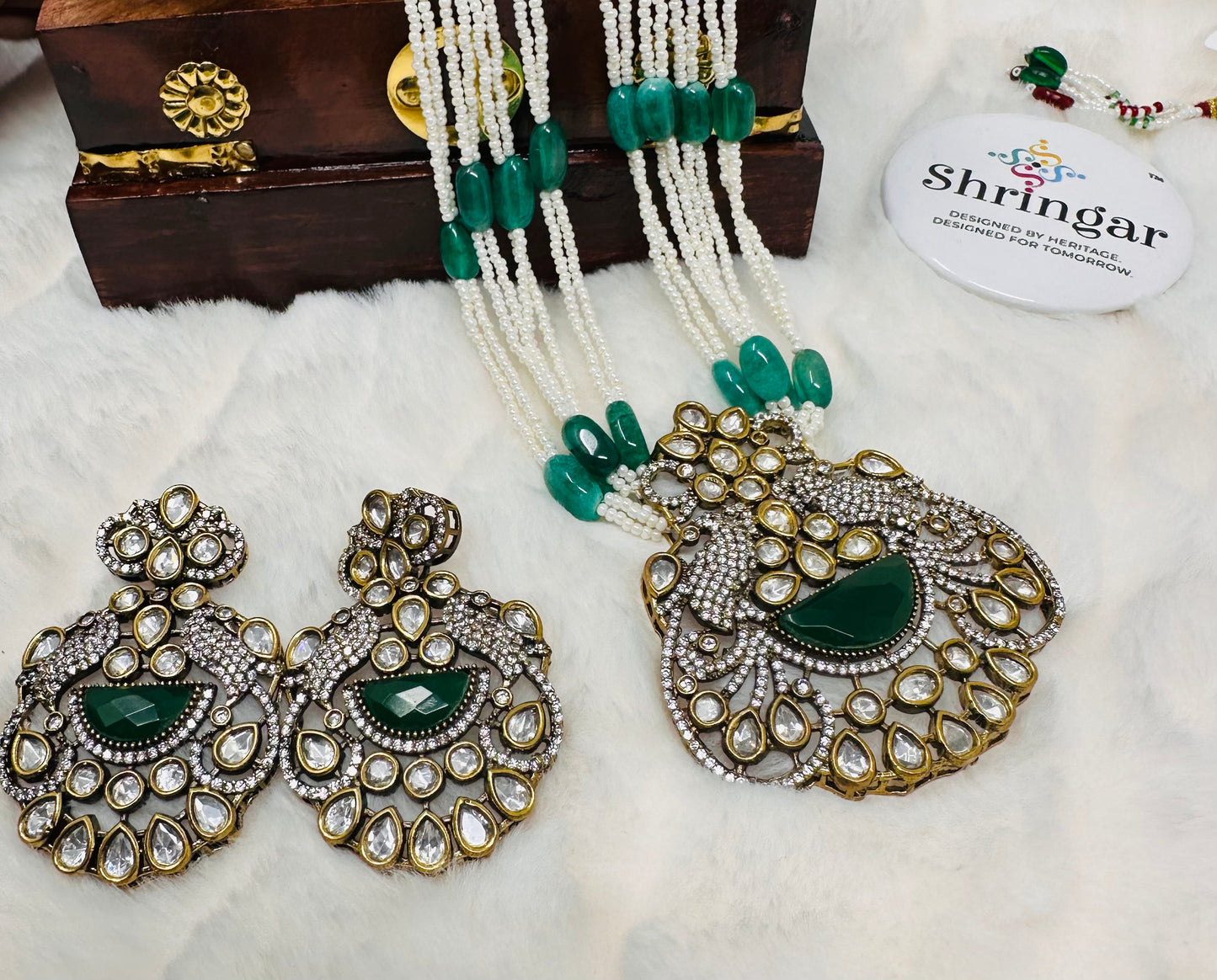 Pure Brass Real Victorian Set