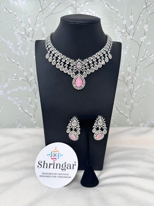 The Rose-Pink Heritage NecklaceSet