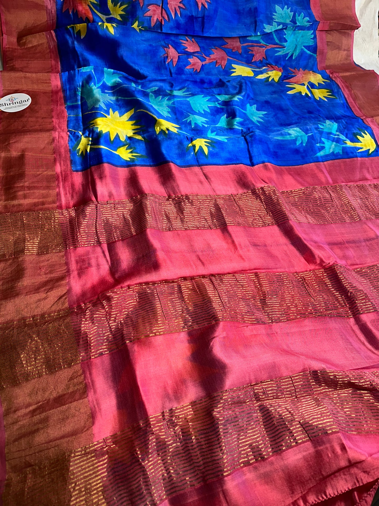 Pure Tussar Silk Saree