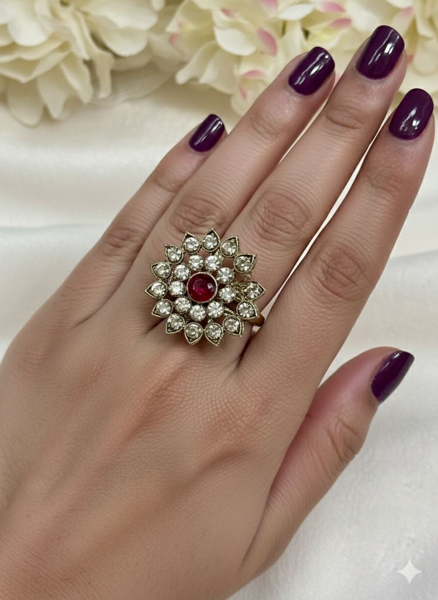 Maharani Sunburst Ring
