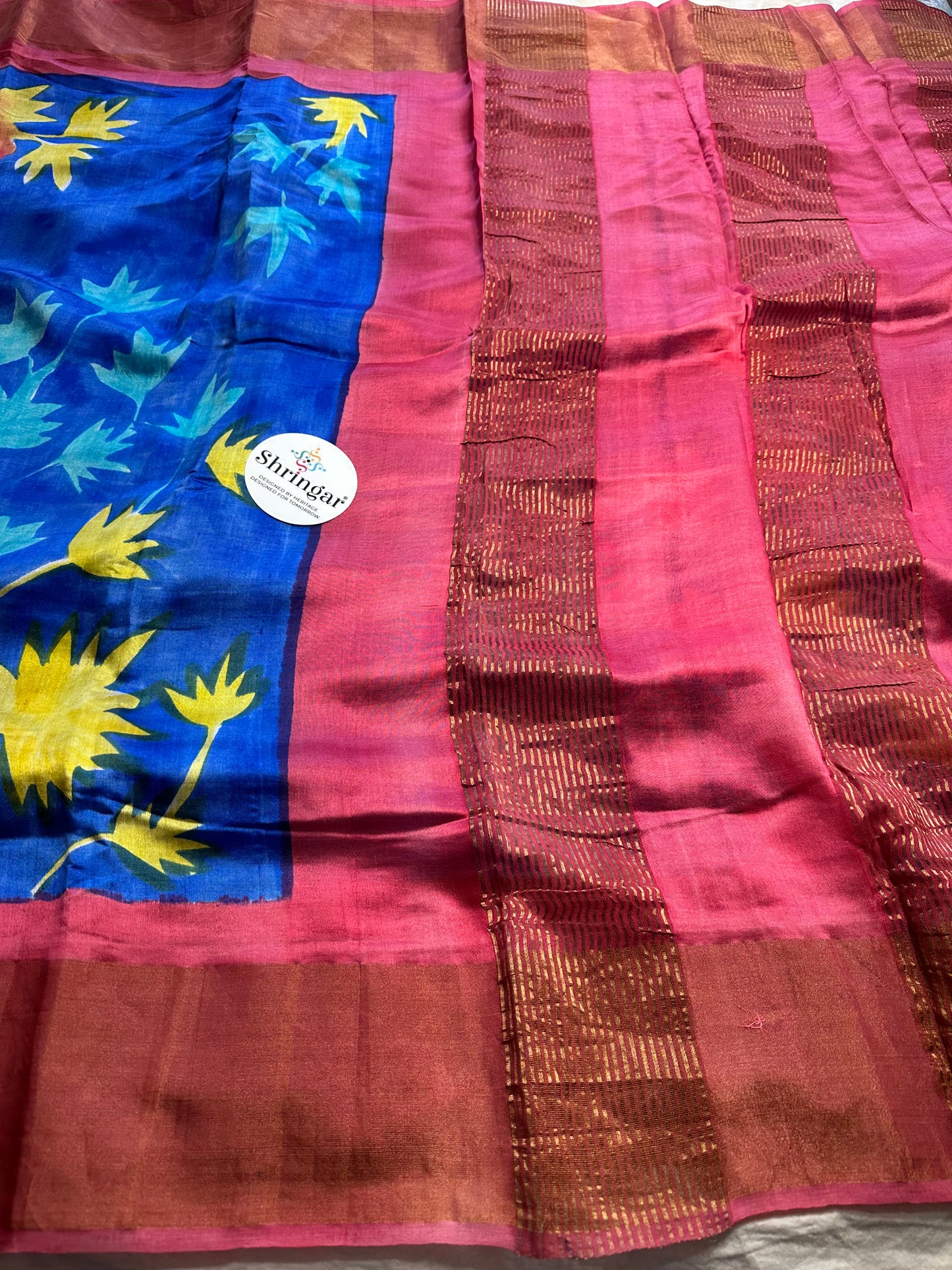 Pure Tussar Silk Saree