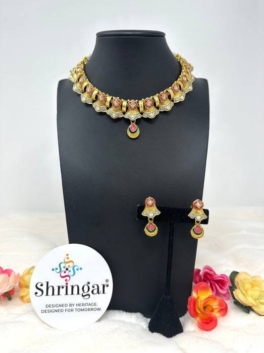 Gold Necklace Set
