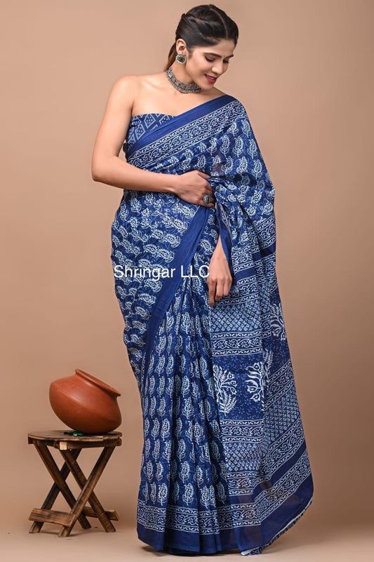 Mul cotton Saree