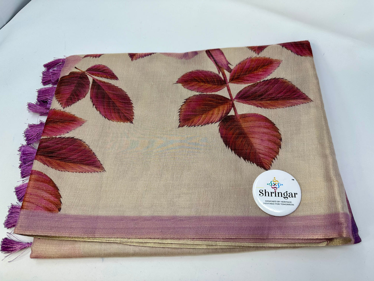 Floral Tissue Silk Saree