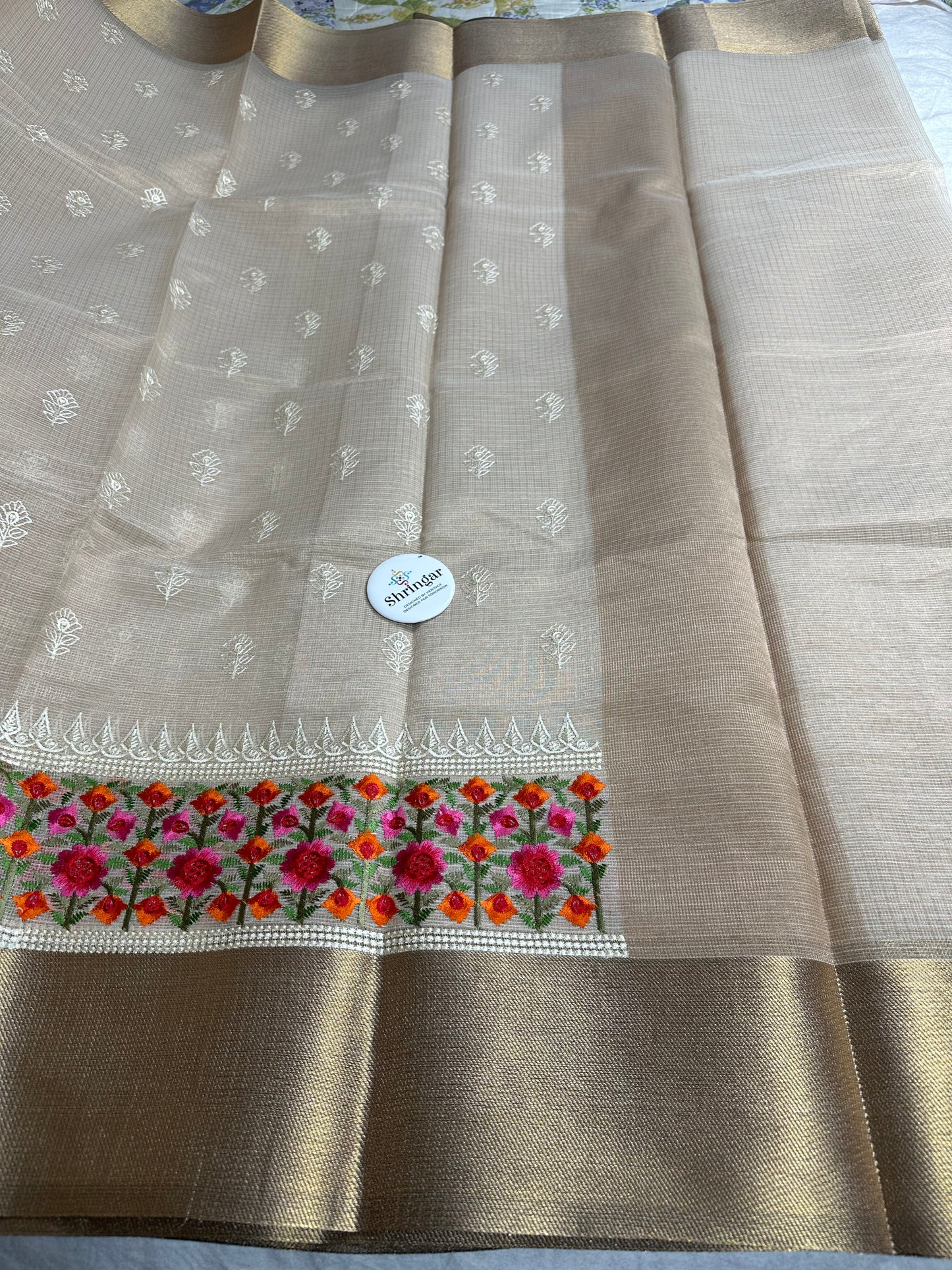 Zari Tissue Saree