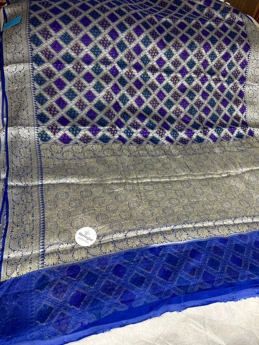 Banarasi Pure Chiffon silk Saree