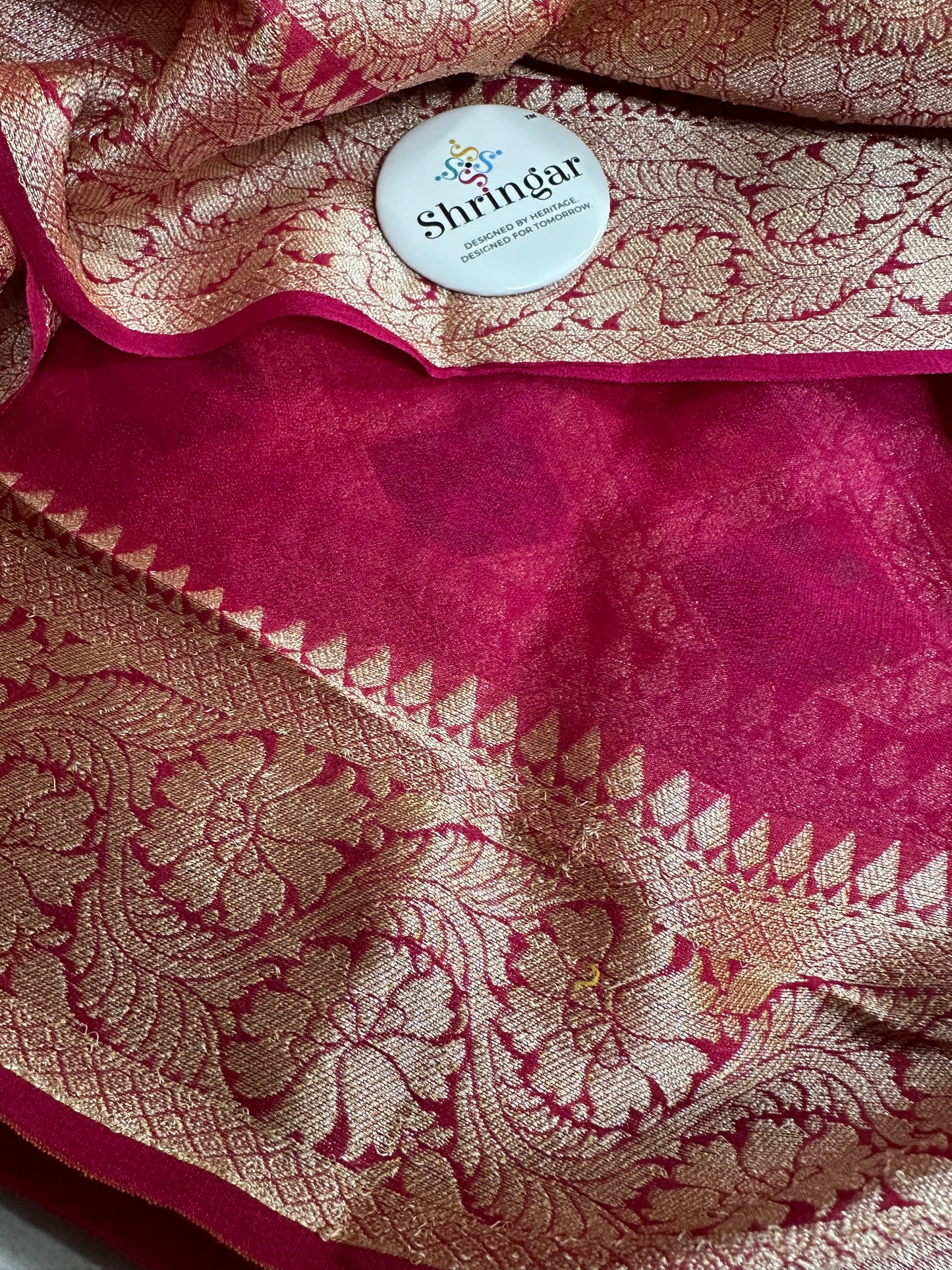 Banarasi Pure Chiffon Silk Saree