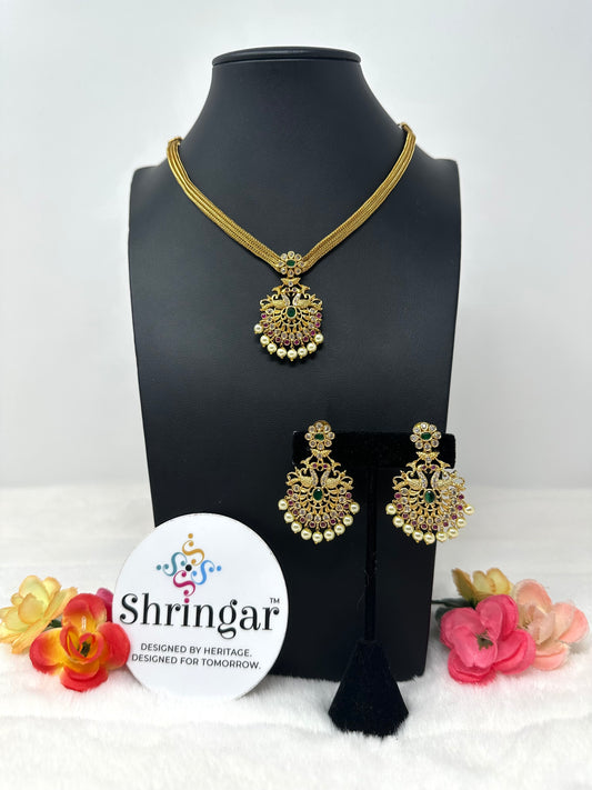 Gold Necklace Set