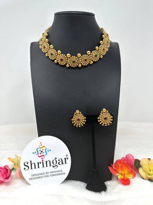 Gold Necklace Set