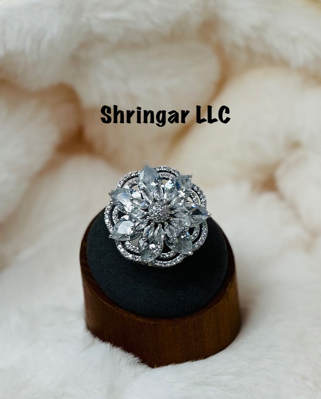 Radiant Bloom Statement Ring