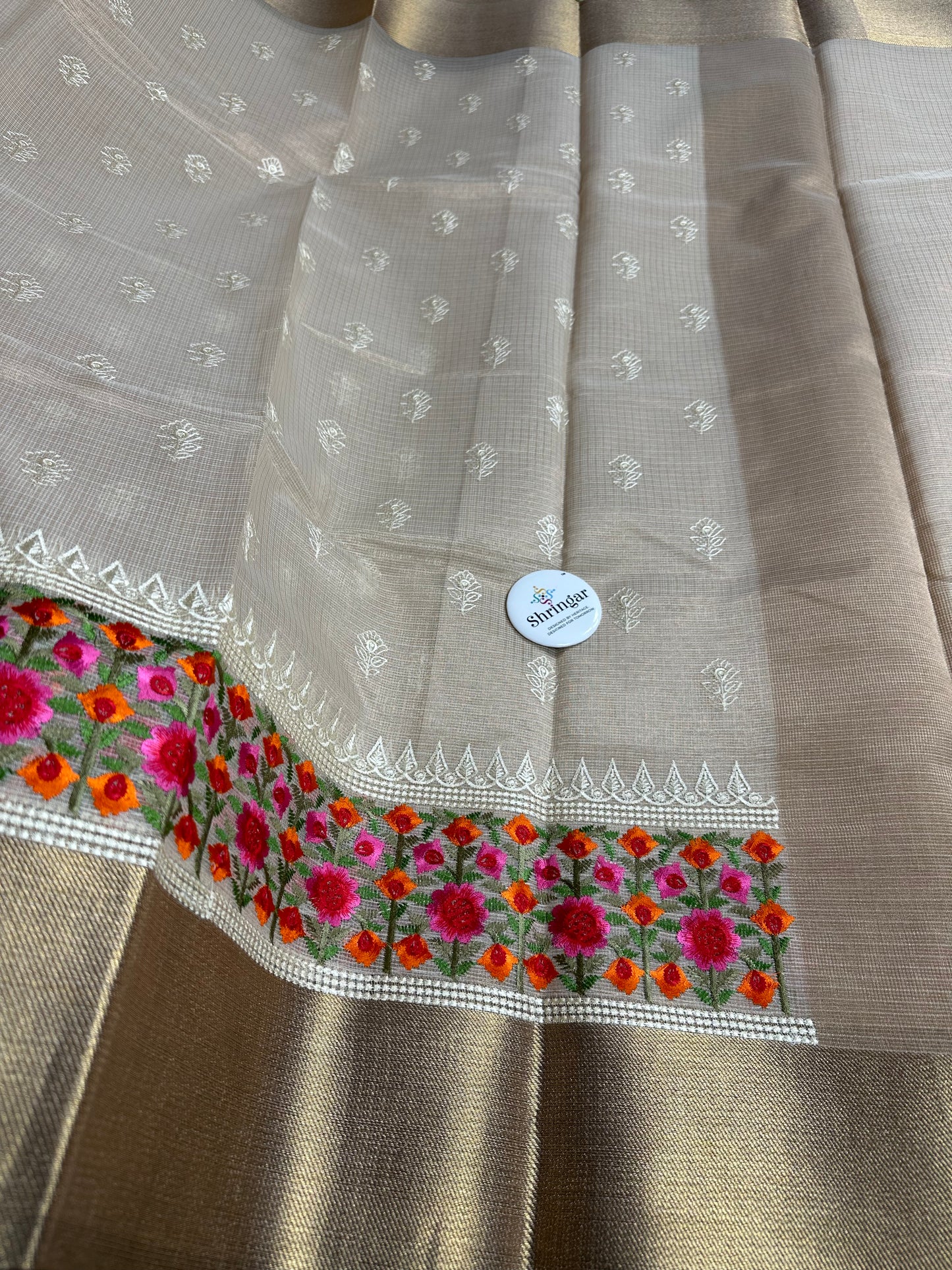 Zari Tissue Saree