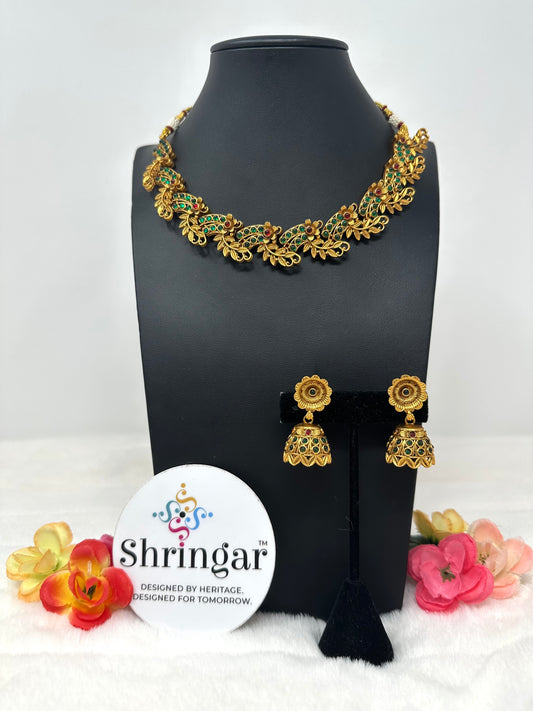 Gold Necklace Set