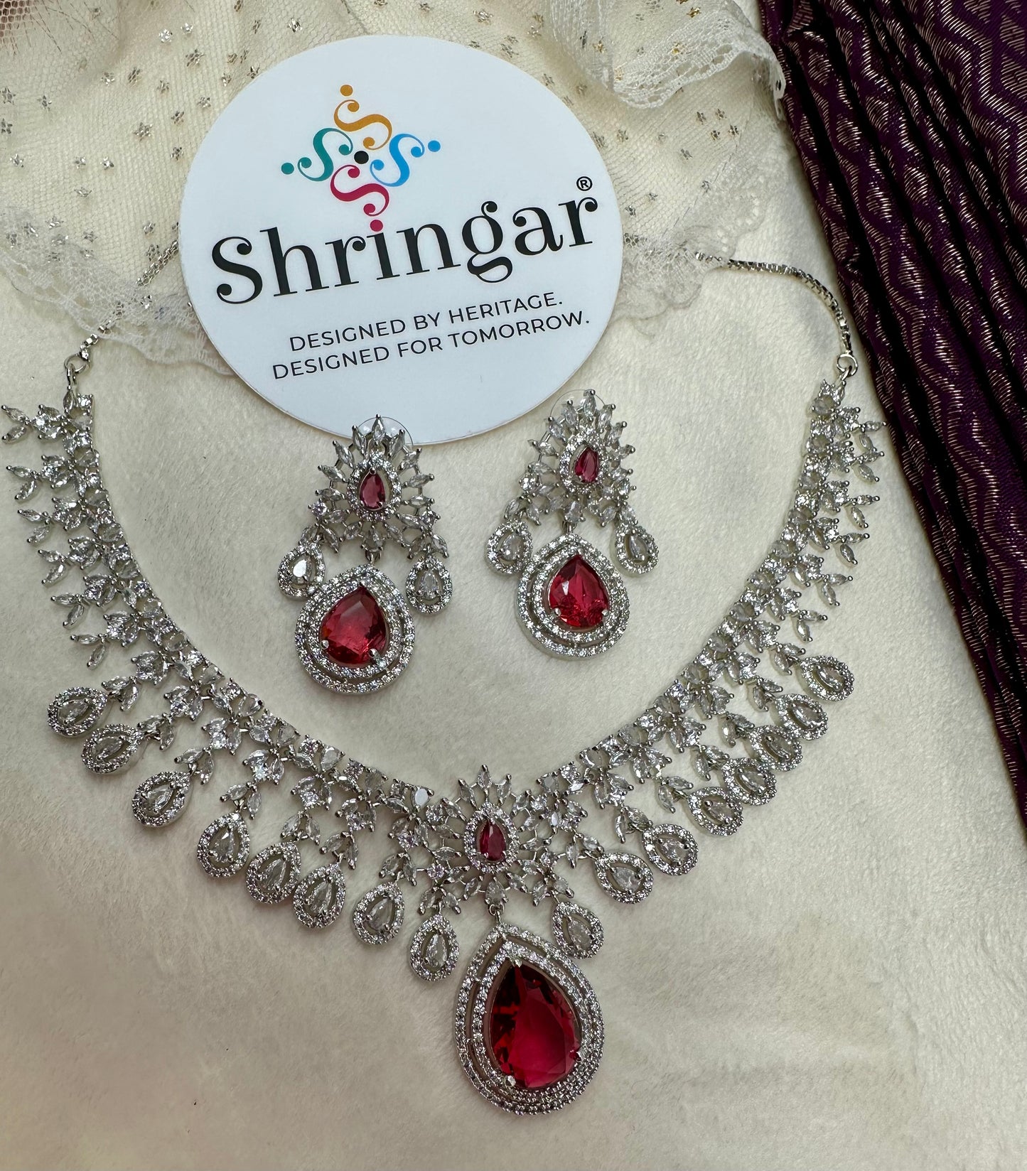 The Royal Crimson Heritage Necklace Set