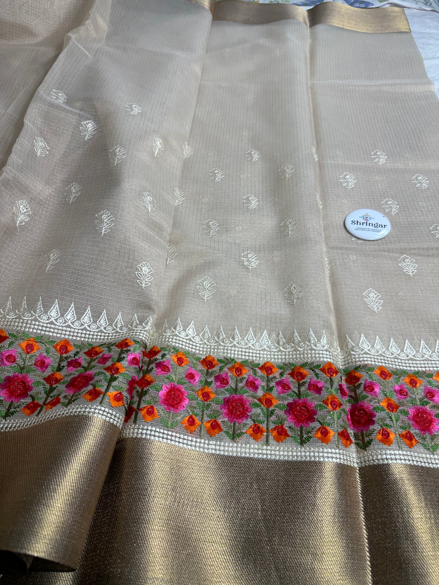 Zari Tissue Saree