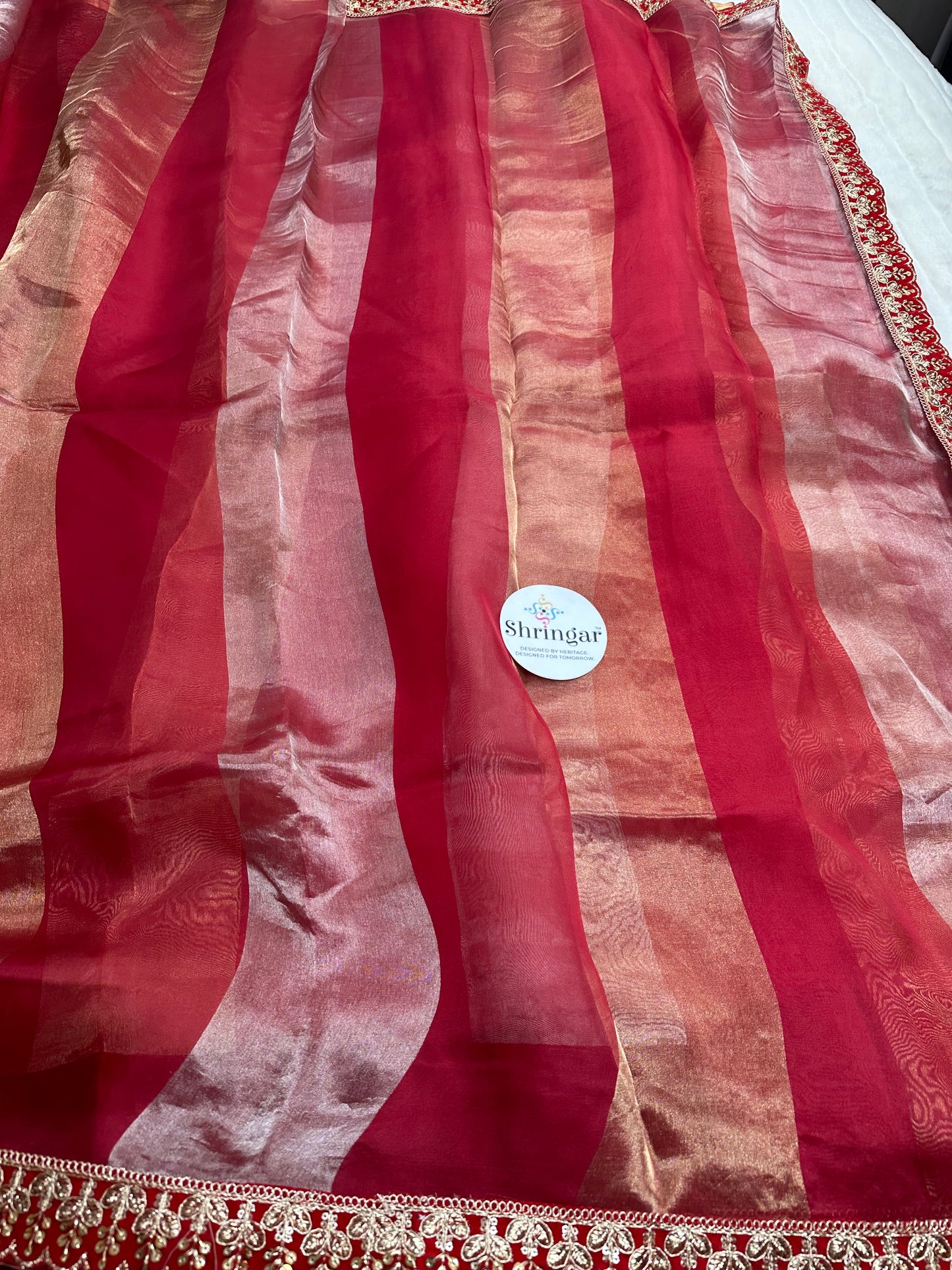 Pure Banarasi Tissue silk Saree