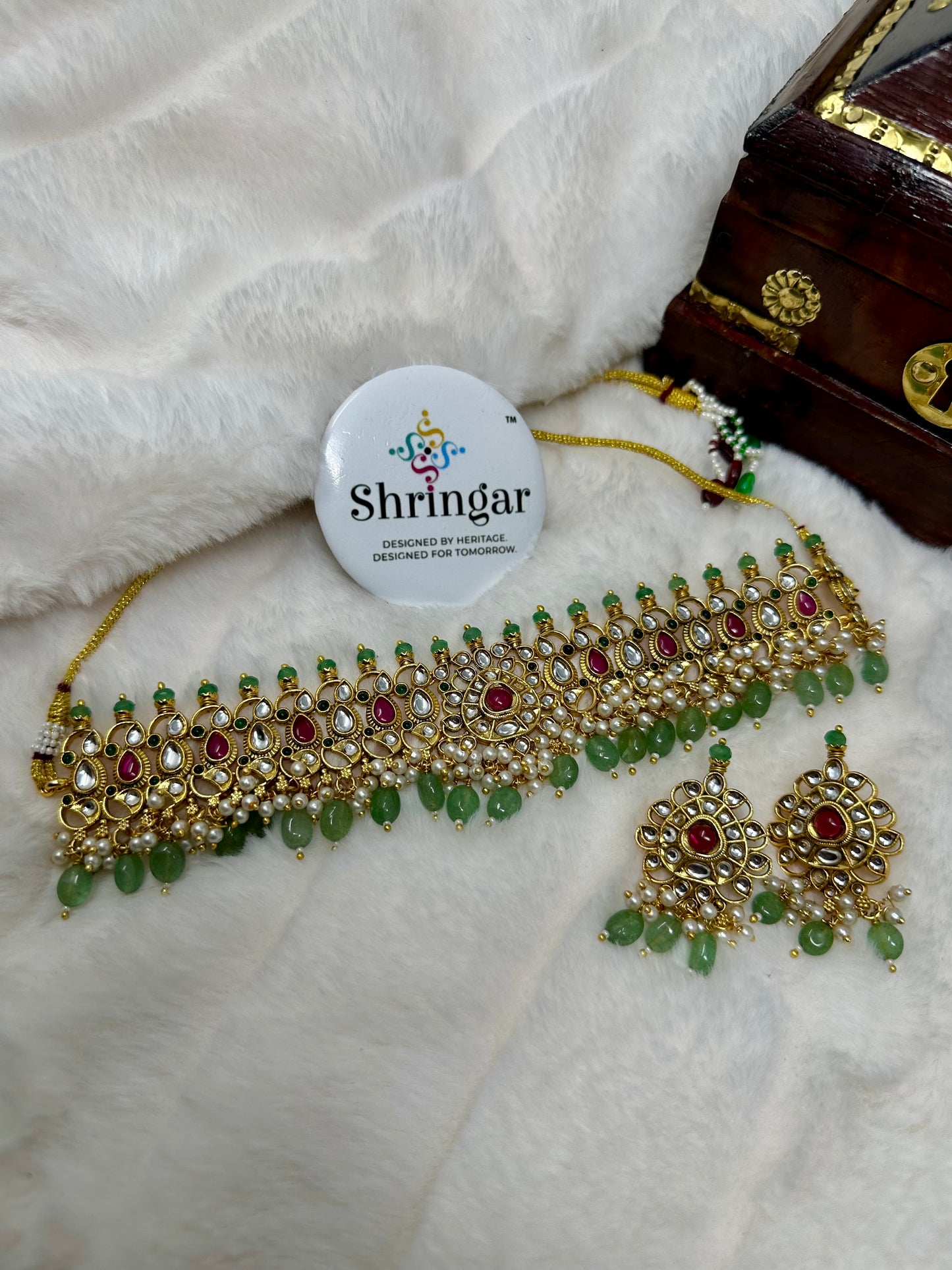 The Shringar Heritage Choker Set
