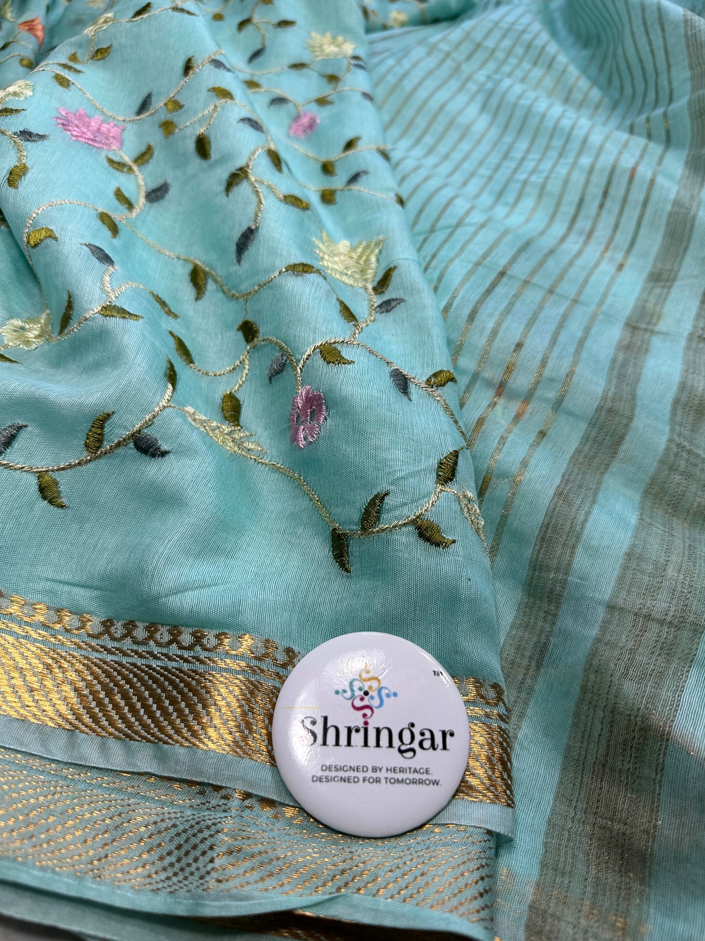 Silk Linen Saree