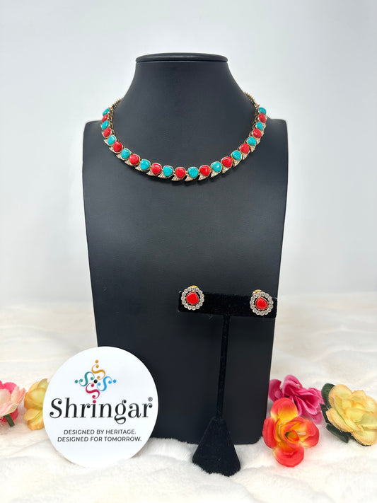 Multicolor Necklace Set