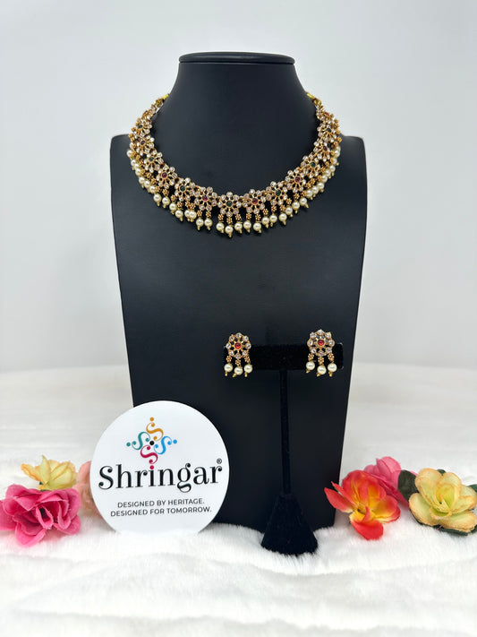Gold Necklace Set