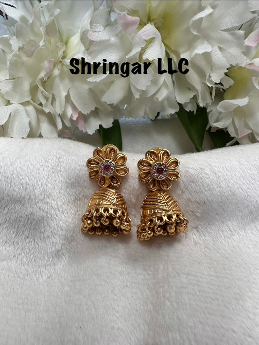 Vrinda floral Jhumki