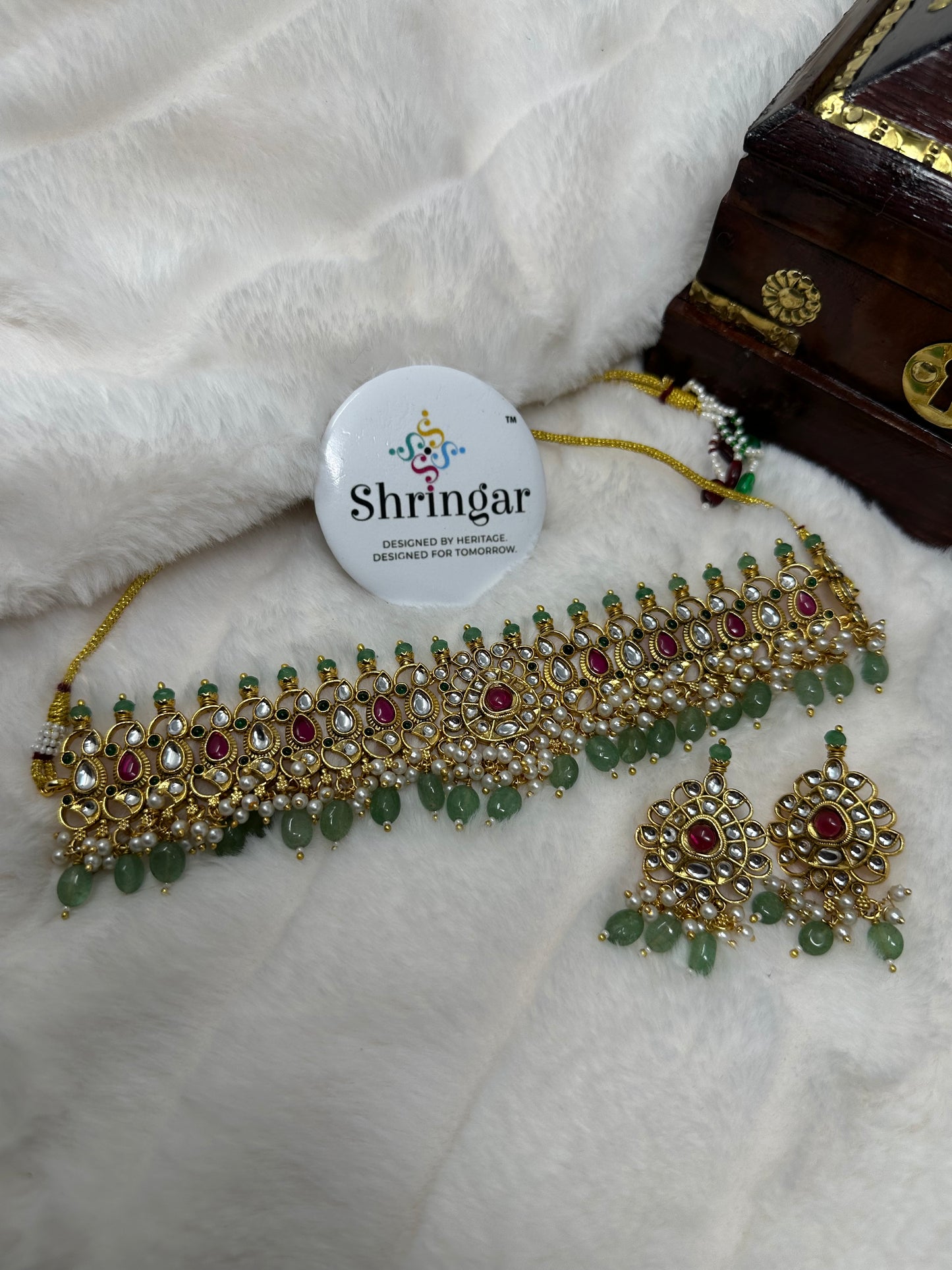 The Shringar Heritage Choker Set