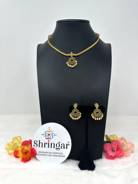 Gold Necklace Set