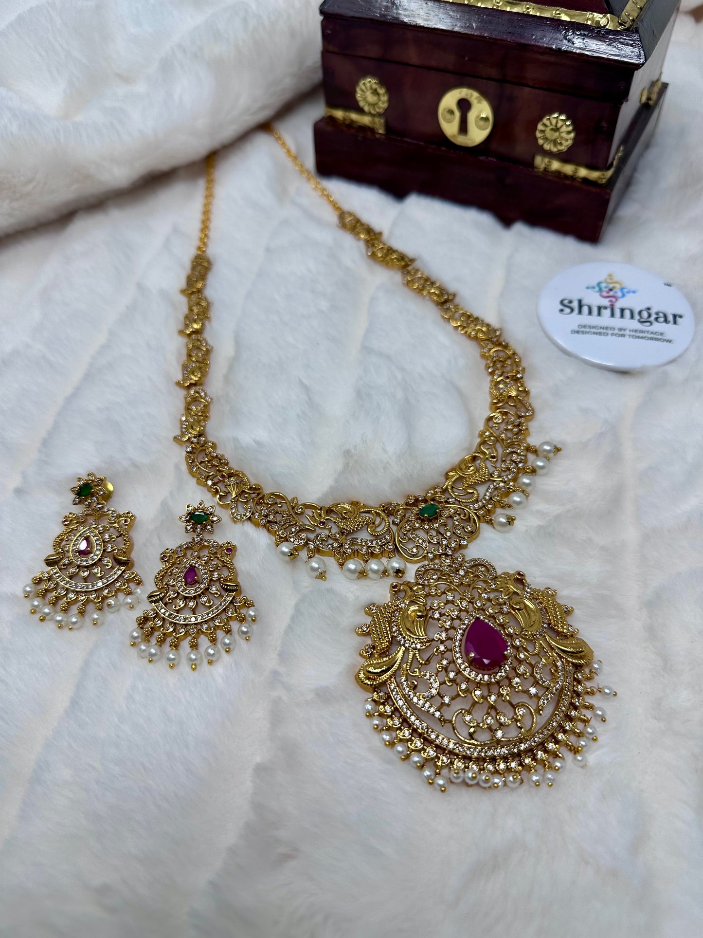 Traditional Necklace Earrings set
