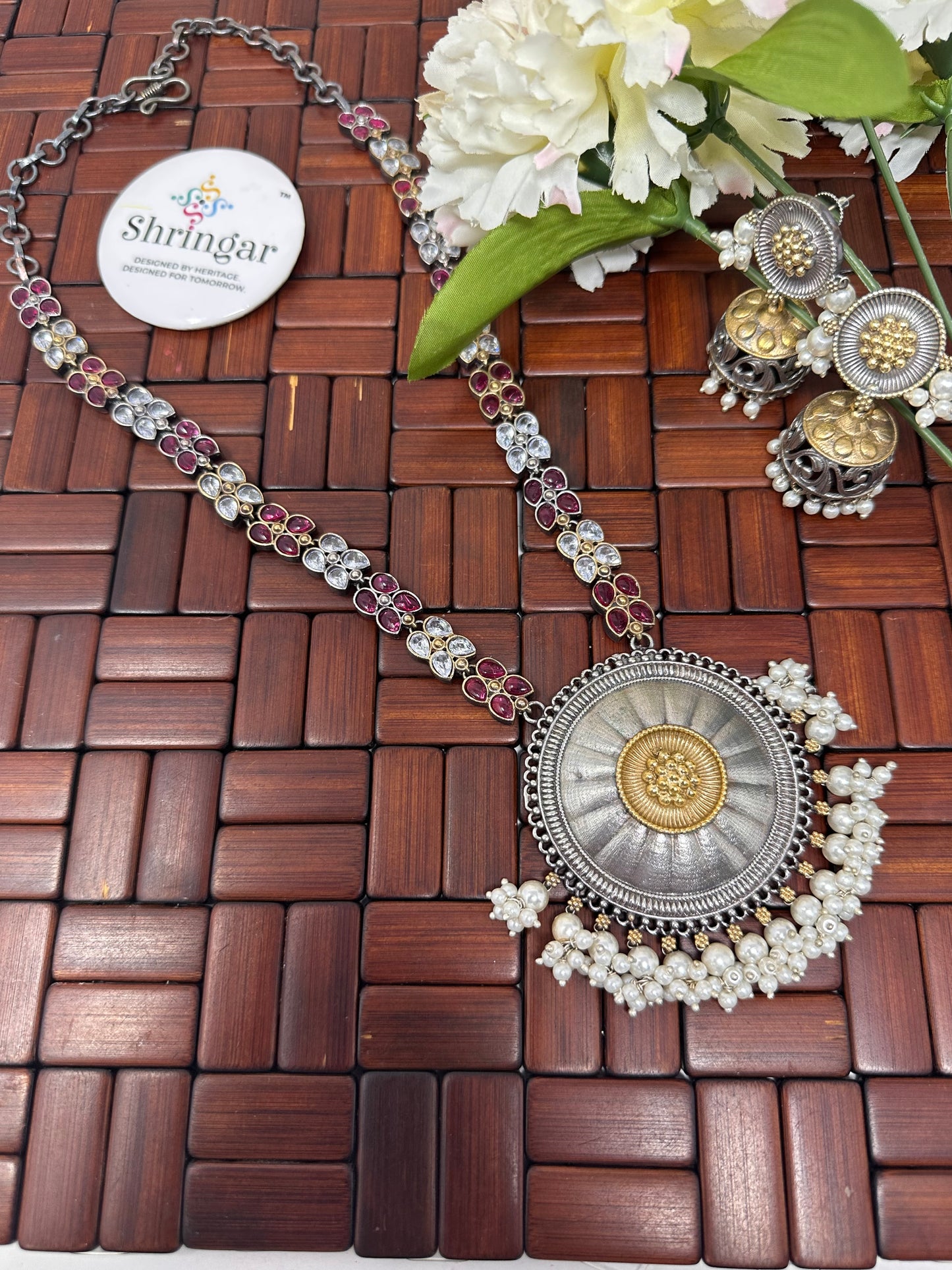 Bloom Dual tone Statement Set