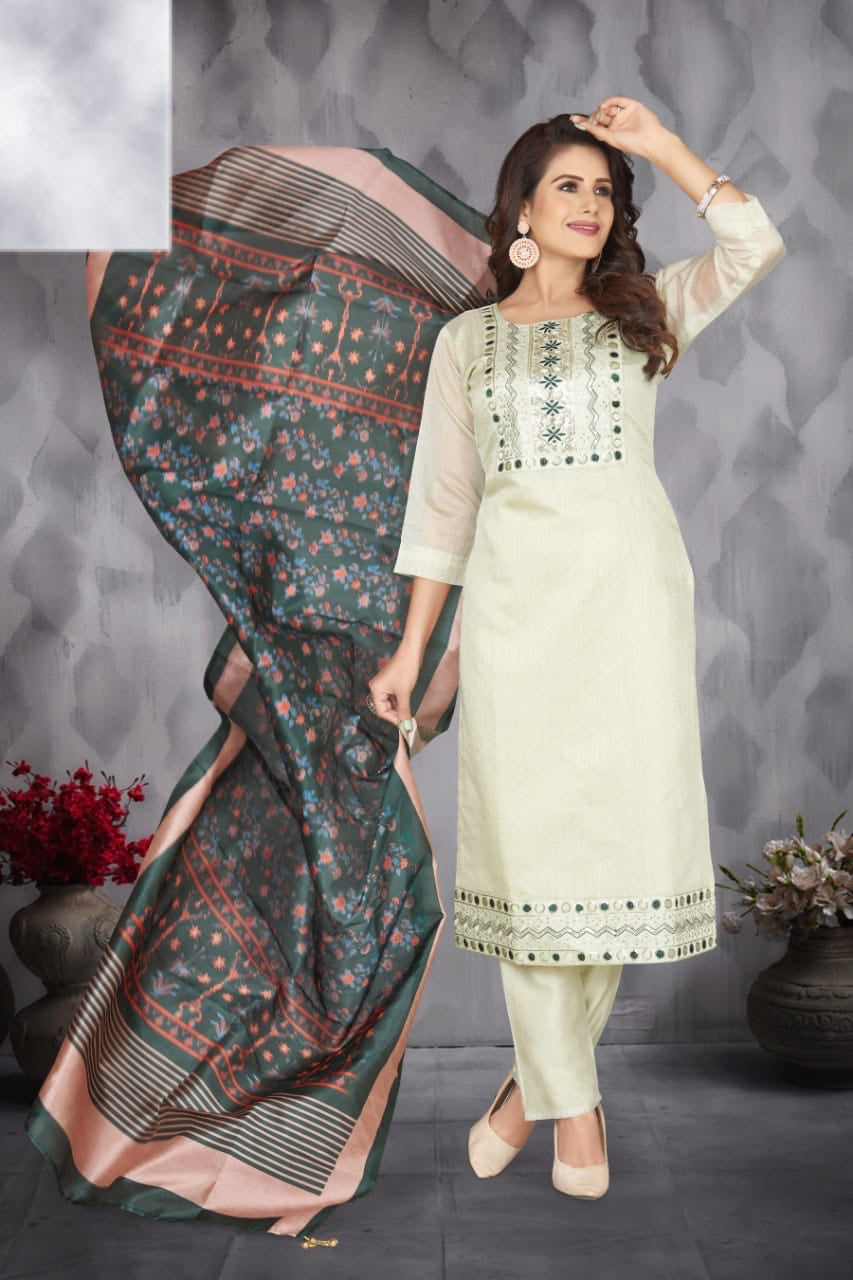 Chanderi Silk Salwar suit