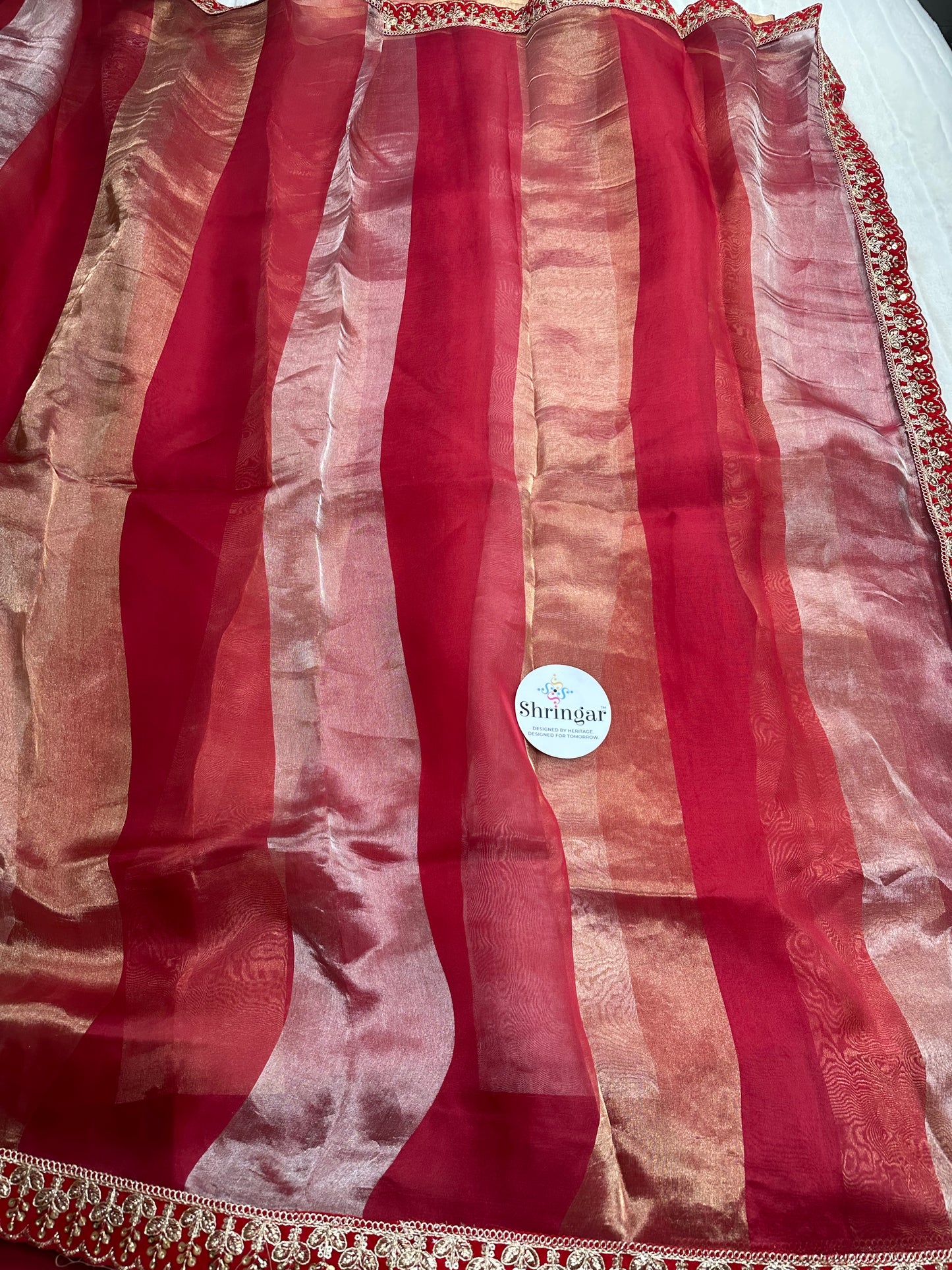 Pure Banarasi Tissue silk Saree