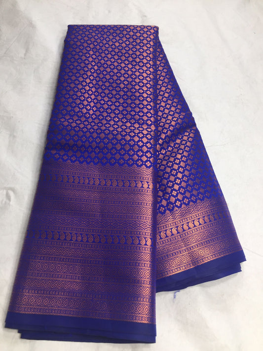 Kubera pattu saree with blouse fabric