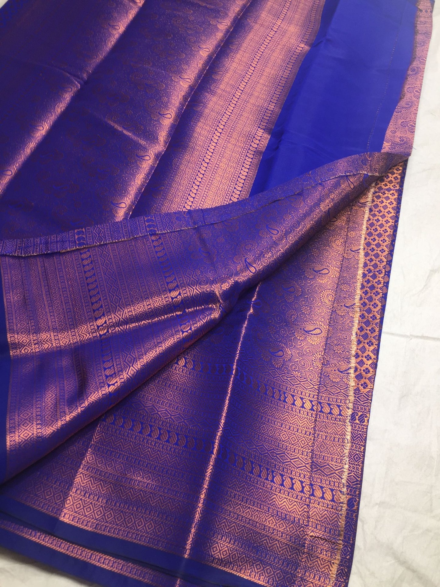 Kubera pattu saree with blouse fabric