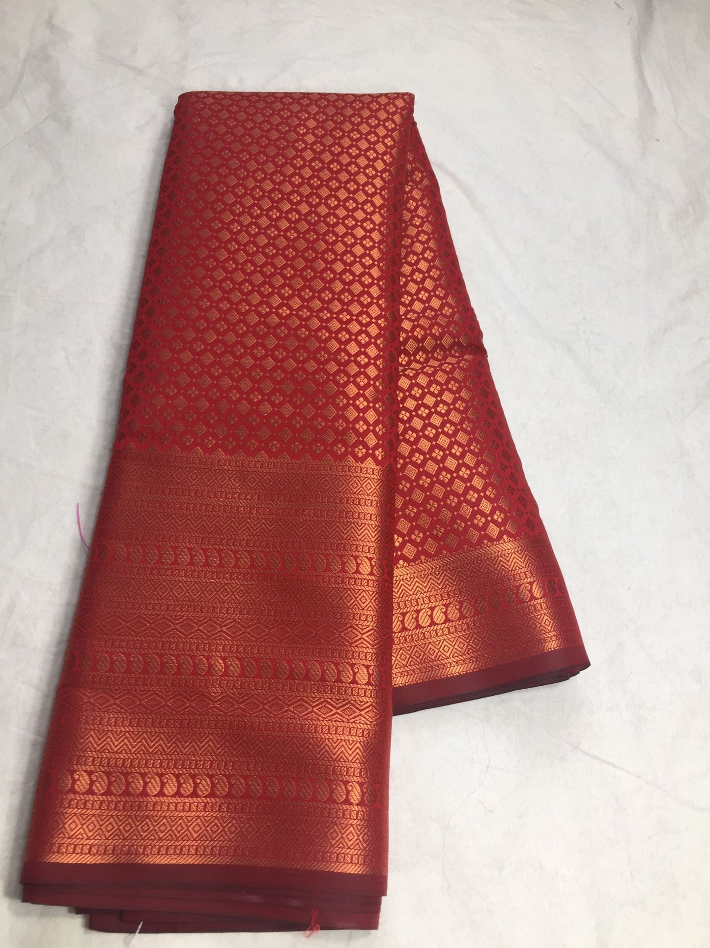 Kubera pattu saree with blouse fabric